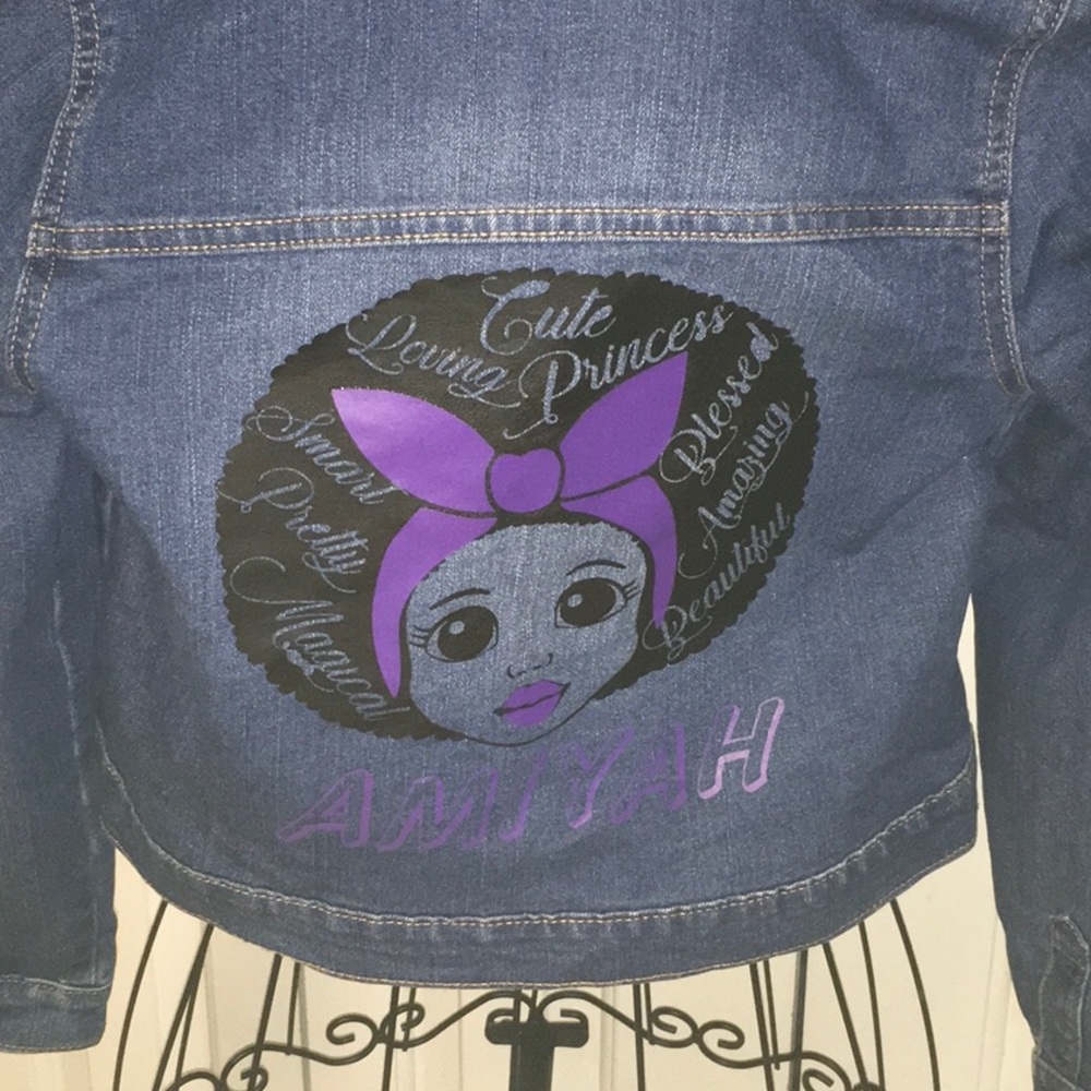 Children Place jean jacket size 10/12 - Picture 4 of 8